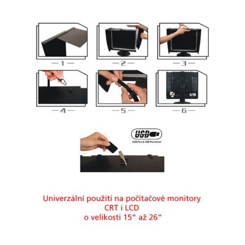 Stínítko monitoru professional